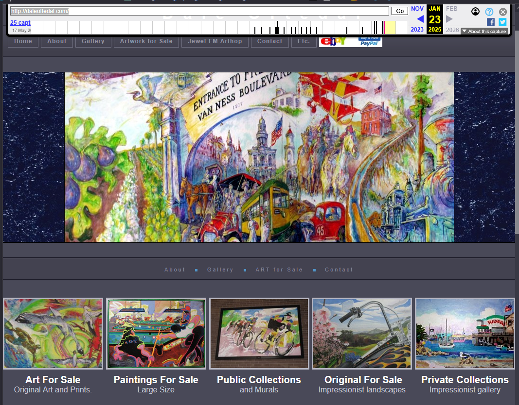 Dale Oftedal – Internet Archive screenshot
